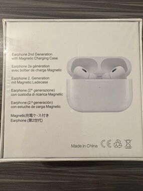 Lot of 3—-Wireless Earphones 2nd Generation with Magnetic Charging Case - White